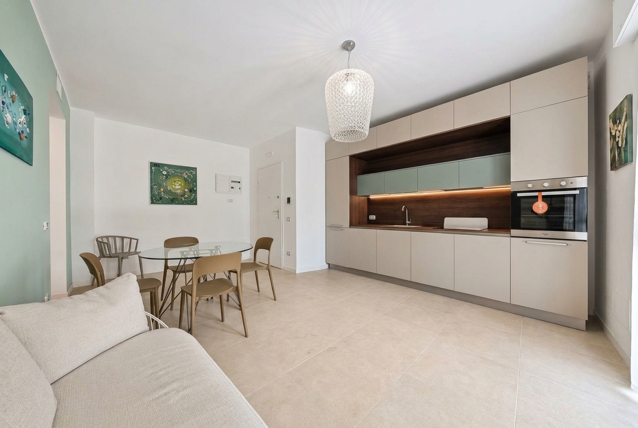 Cucina e living